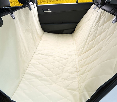 Frisco Quilted Water Resistant Hammock Car Seat Cover, Black, X-Large