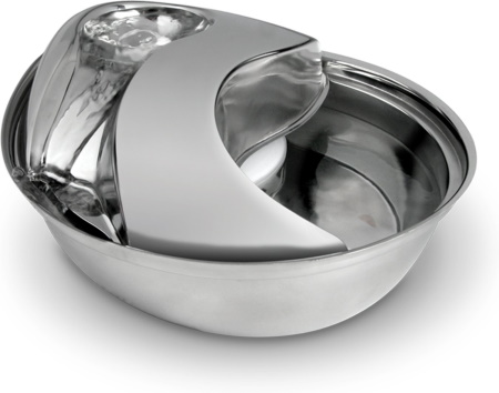 Pioneer Pet Stainless Steel Dog & Cat Fountain