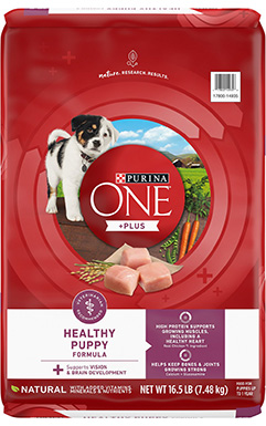 Purina ONE Natural, High Protein + Plus Healthy Puppy Formula