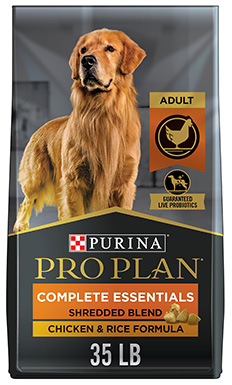 Purina Pro Plan High Protein Shredded Blend Chicken and Rice Formula with Probiotics