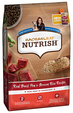 Rachael Ray Nutrish Real Beef, Pea, and Brown Rice Recipe Dog Food