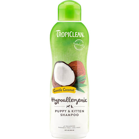 TropiClean Hypo-Allergenic Gentle Coconut Puppy & Kitten Shampoo