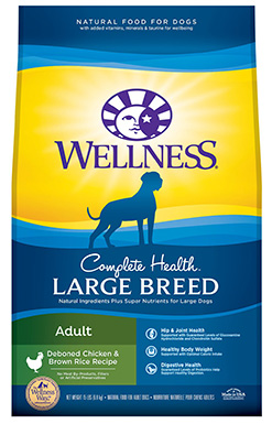 Wellness Large Breed Complete Health Deboned Chicken and Brown Rice Recipe