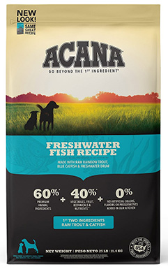 Acana Freshwater Fish Recipe Grain-Free Dry Dog Food