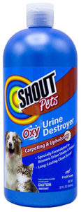 Shout Pets Oxy Urine Destroyer For Carpeting Upholstery 116x300 