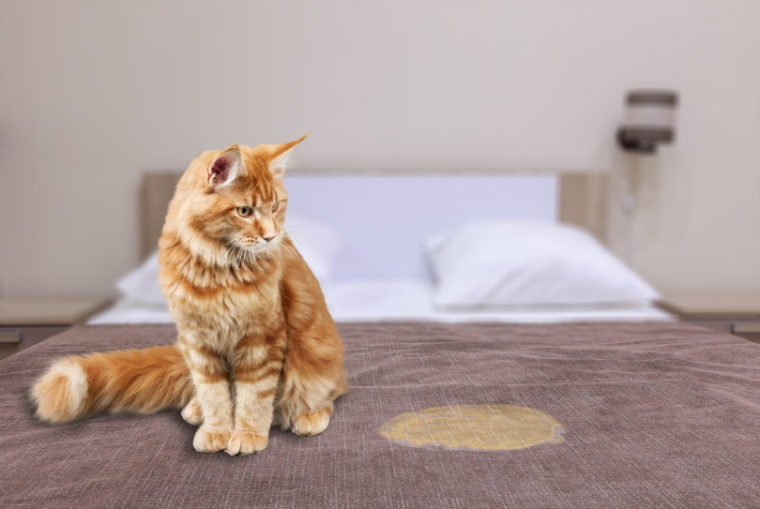 Why Does My Cat Poop on My Bed? 7 Potential Causes