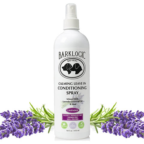 BarkLogic Calming Lavender Leave-In Dog Conditioning Spray