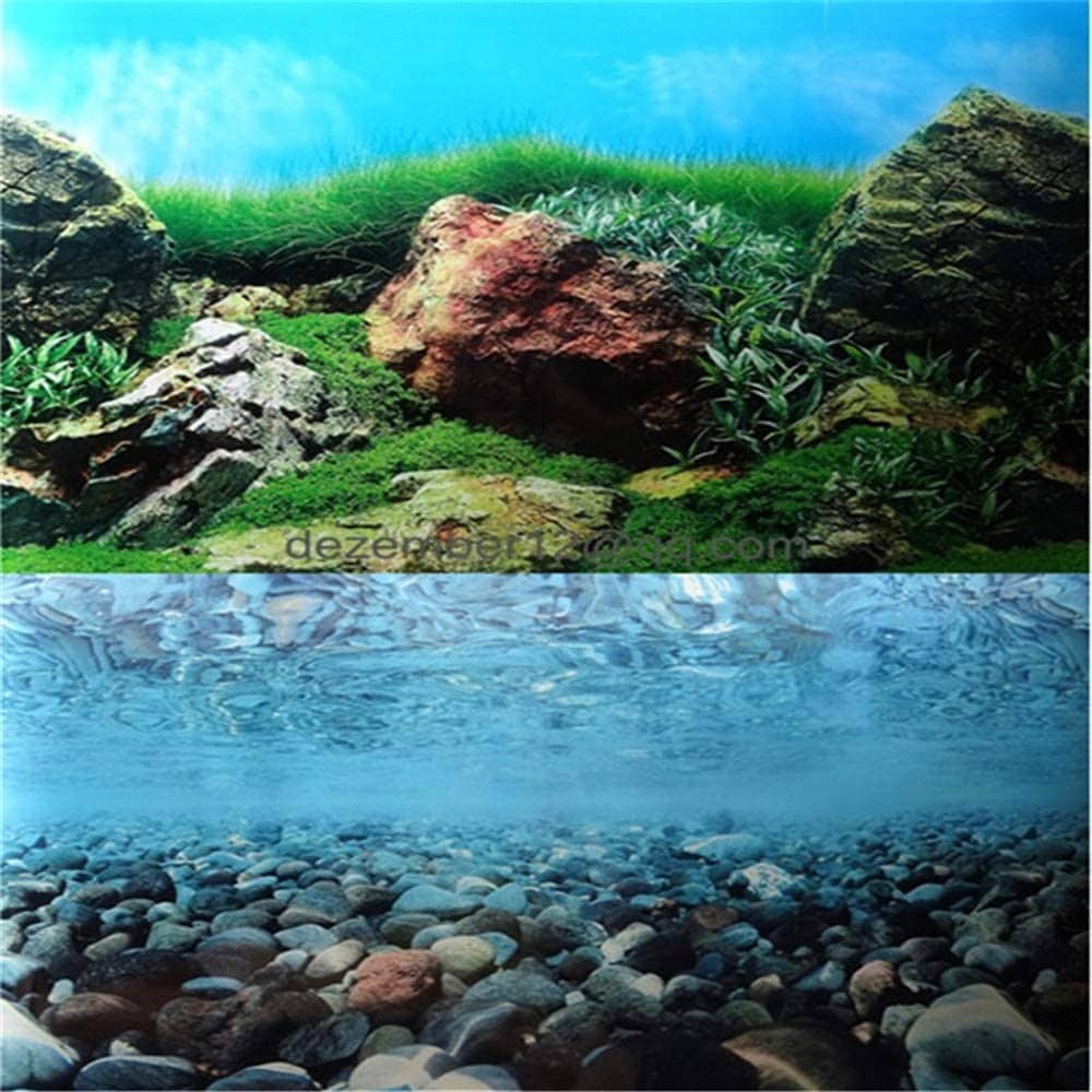 8750円 売れ筋ランキングも掲載中！ Zerodis PVC Aquarium Background Poster Water Grass Style Adhesive Stati