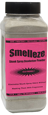 Smelleze Natural Skunk Deodorizer Granules