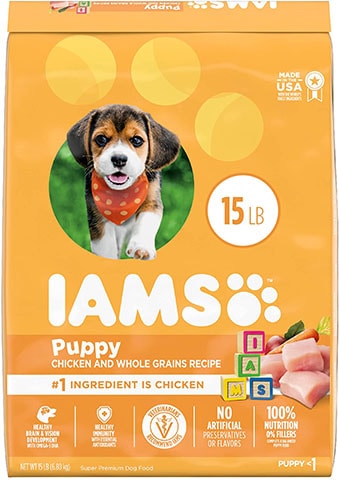 IAMS PROACTIVE HEALTH Smart Puppy Dry Dog Food with Real Chicken