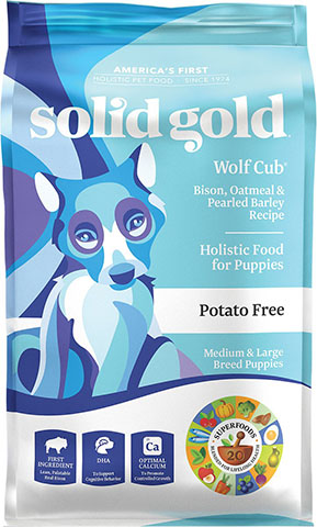 Solid Gold Wolf Cubo Bison & Oatmeal Puppy Formula Dry Dog Food
