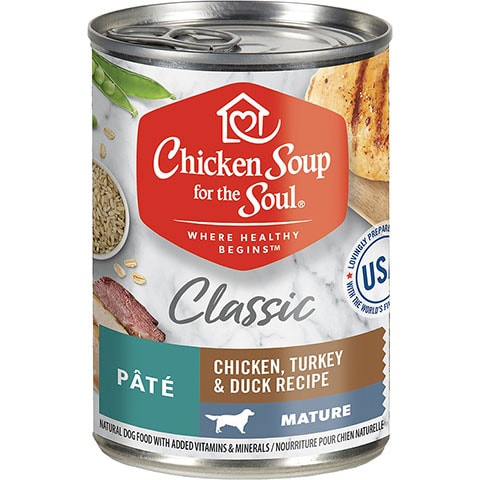 Chicken Soup for the Soul Mature Chicken, Turkey & Duck Recipe Canned Dog Food