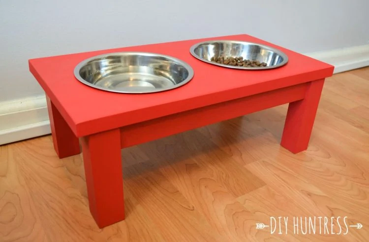 21 Easy DIY Dog Bowl Stand Ideas You Can Build Today! - Anika's DIY Life