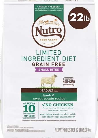 Nutro Limited Ingredient Diet Sensitive Support with Real Lamb & Sweet Potato