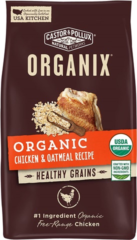 Castor & Pollux ORGANIX Organic Chicken & Oatmeal Recipe Dry Dog Food