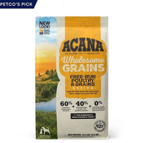 ACANA Wholesome Grains Free-Run Poultry & Grains Recipe Dry Dog Food
