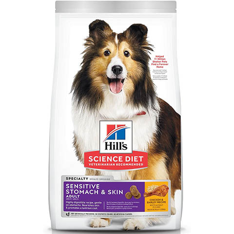 Hill’s Science Diet Adult Sensitive Stomach & Skin Chicken Recipe Dry Dog Food