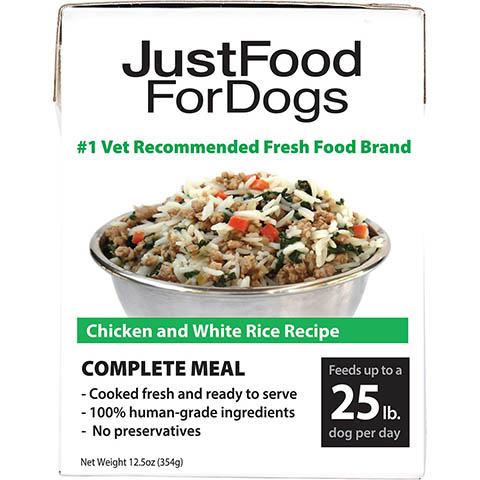 JustFoodForDogs PantryFresh Chicken & White Rice Recipe
