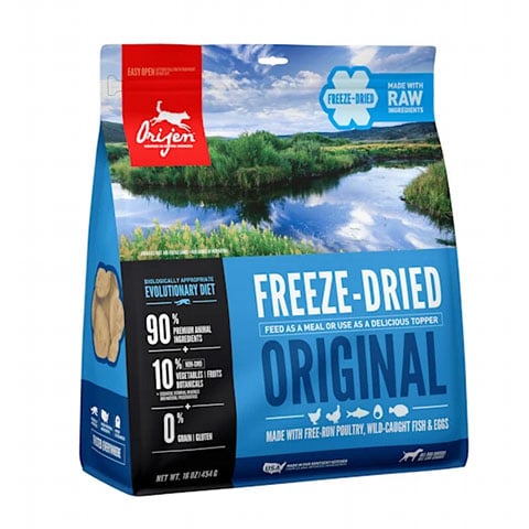 ORIJEN Original Recipe Grain-Free High Protein Raw Poultry Freeze Dried