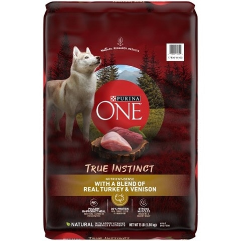 Purina ONE SmartBlend True Instinct with Blend of Real Turkey & Venison Adult Dry Dog Food