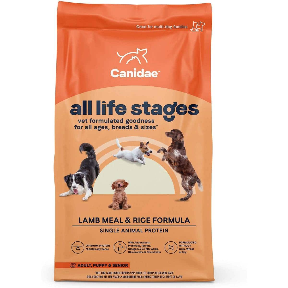 CANIDAE All Life Stages Lamb Meal & Rice Formula 