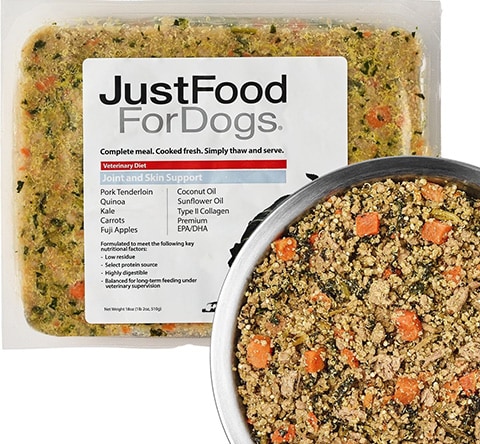 JustFoodForDogs Joint & Skin Support Fresh Frozen Dog Food