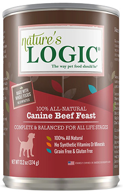 Nature’s Logic Canine Beef Feast Grain-Free Canned Dog Food