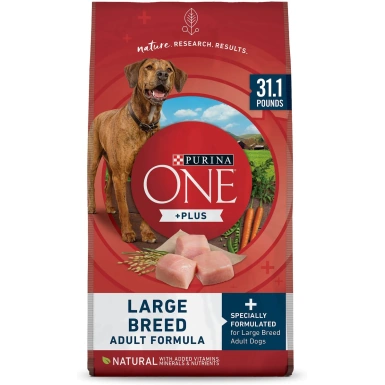 Purina ONE Natural Large Breed +Plus Formula Dry Dog Food