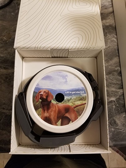 spot on gps dog fence collar packaging