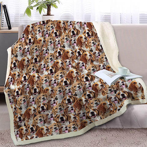 Beagle Throw Blanket