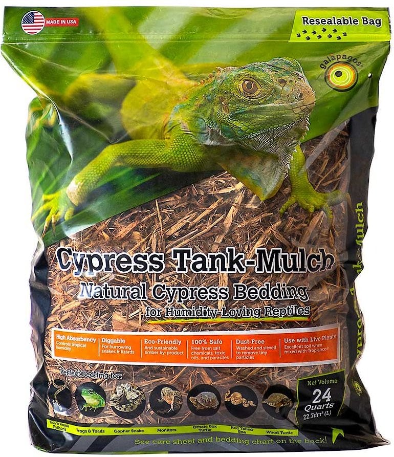 Galapagos Cypress Tank-Mulch Natural Cypress Reptile Bedding