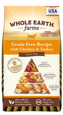 Whole Earth Farms Grain-Free Chicken & Turkey Recipe