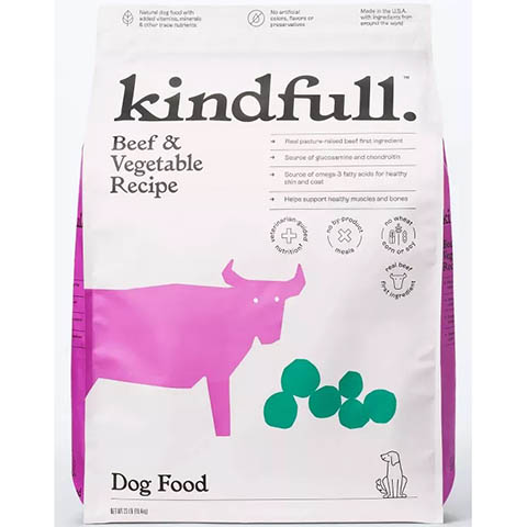 Beef And Vegetable Recipe Dry Dog Food - Kindfull™