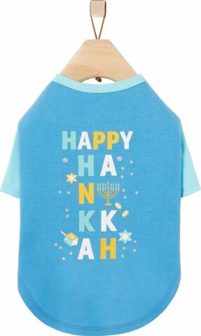 FRISCO Happy Hanukkah Dog & Cat T-Shirt