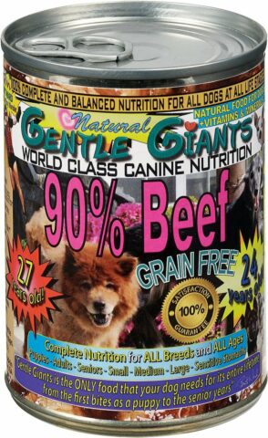 Gentle Giants 90% Beef Grain Free Alimento húmedo para perros