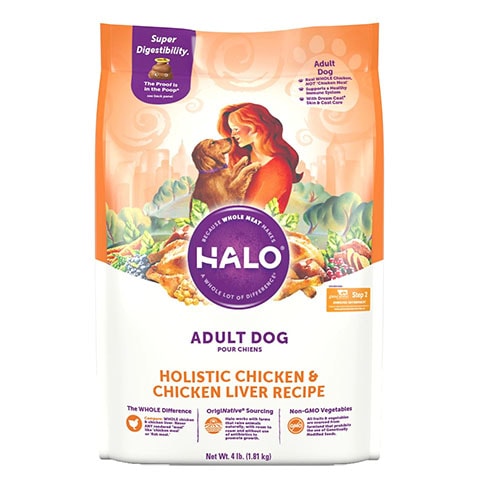 Halo Adulto Holistic Chicken & Chicken Liver Dry Food