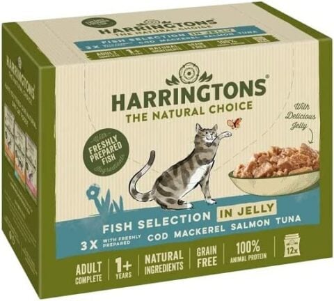 Harringtons Grain Free Mixed Selection in Jelly Wet Cat food