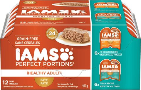 IAMS Perfect Portions Healthy Adult Chicken & Salmon Paté