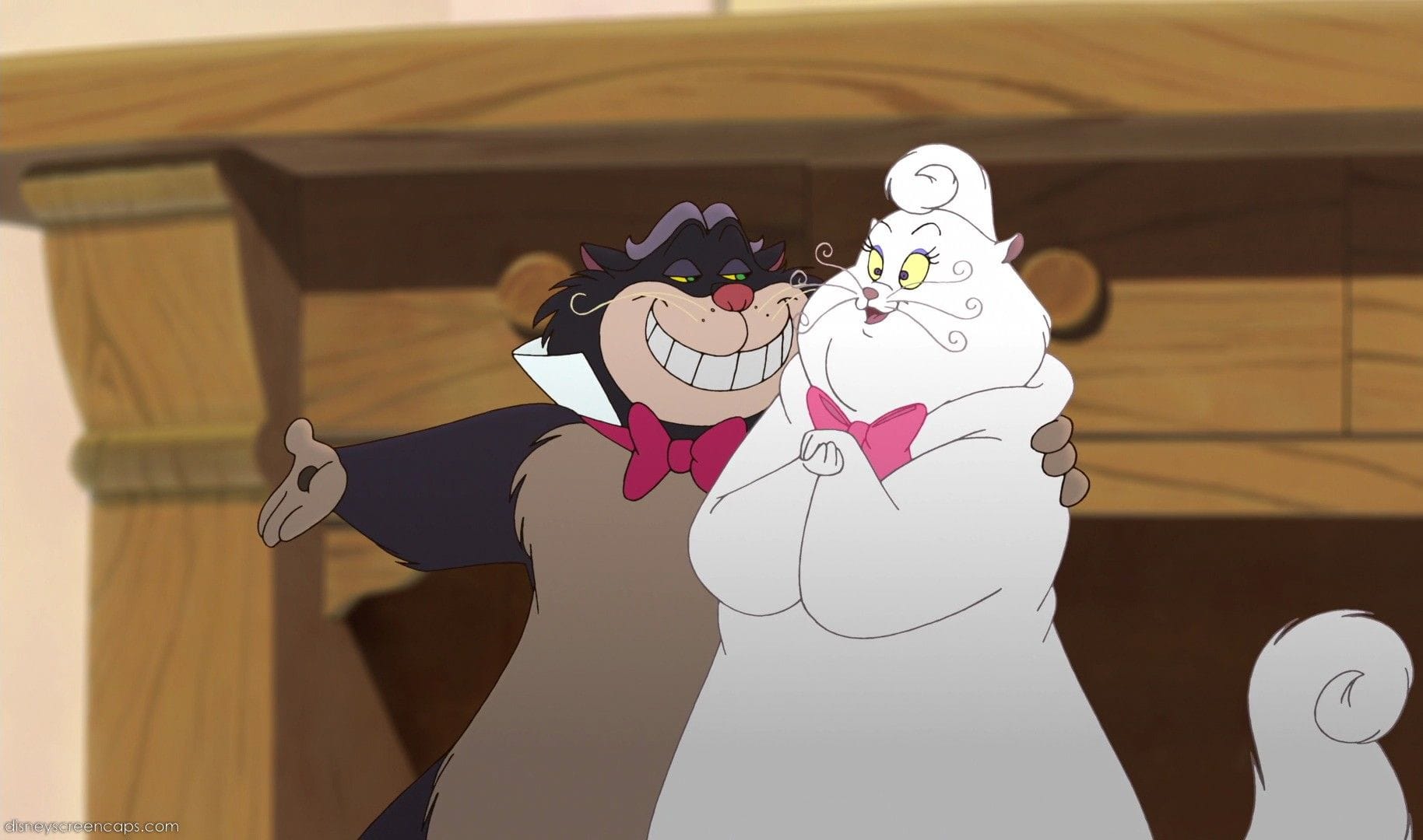 Lucifer and Pom Pom from Cinderella Secuel Walt Disney Animation Studios