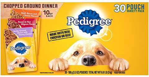 Pedigree Chopped Ground Dinner Variety Pack Adult Wet Dog Food