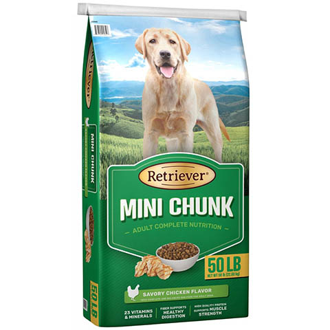 Retriever All Life Stages Mini Chunk Chicken Recipe Dry Dog Food