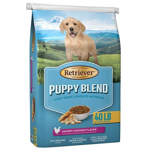 Retriever Puppy Chicken Blend Recipe Dry Dog Food