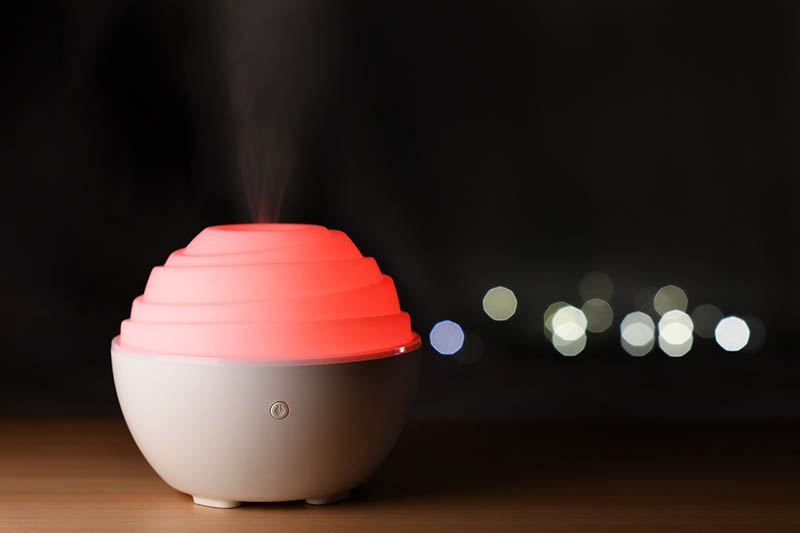 Humidifier with light