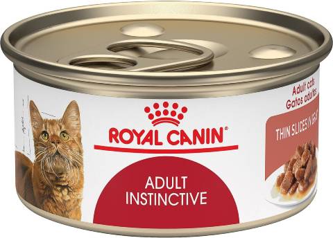 Royal Canin Feline Health Nutrition Adult Instinctive Thin Slices in Gravy Canned Cat Food