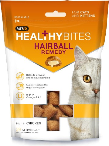 VetIQ Healthy Bites Hairball Remedy Cat Treats