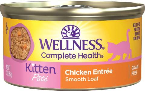 Wellness Complete Health Kitten Recipe Canned Wet Cat Food