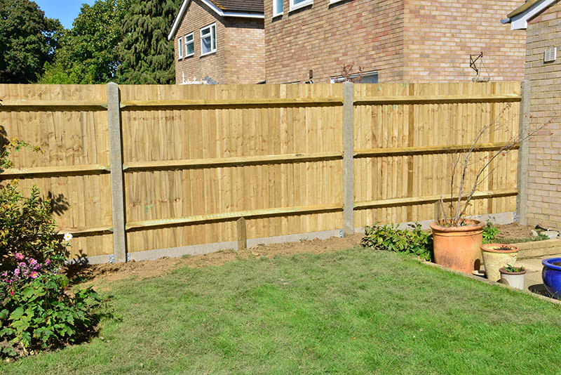 brand new garden fence in the UK