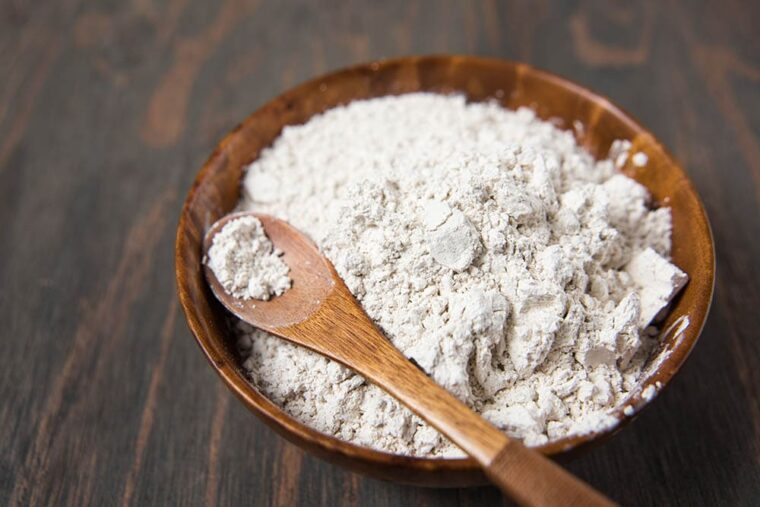Diatomaceous Earth in bowl