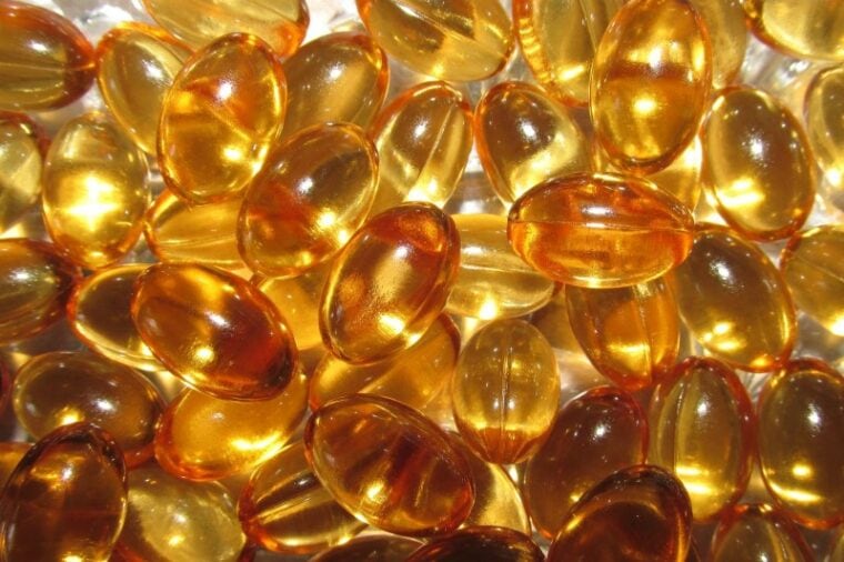Vitamin E capsules