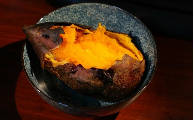 cooked sweet potato